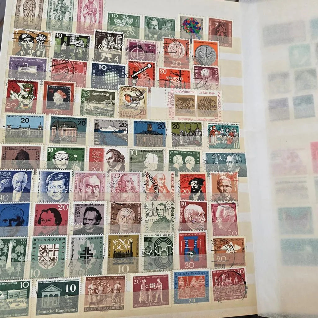 Album Briefmarken Deutsches Reich - Baden - Saarland - Böhmen - Deutsche Bundespost
