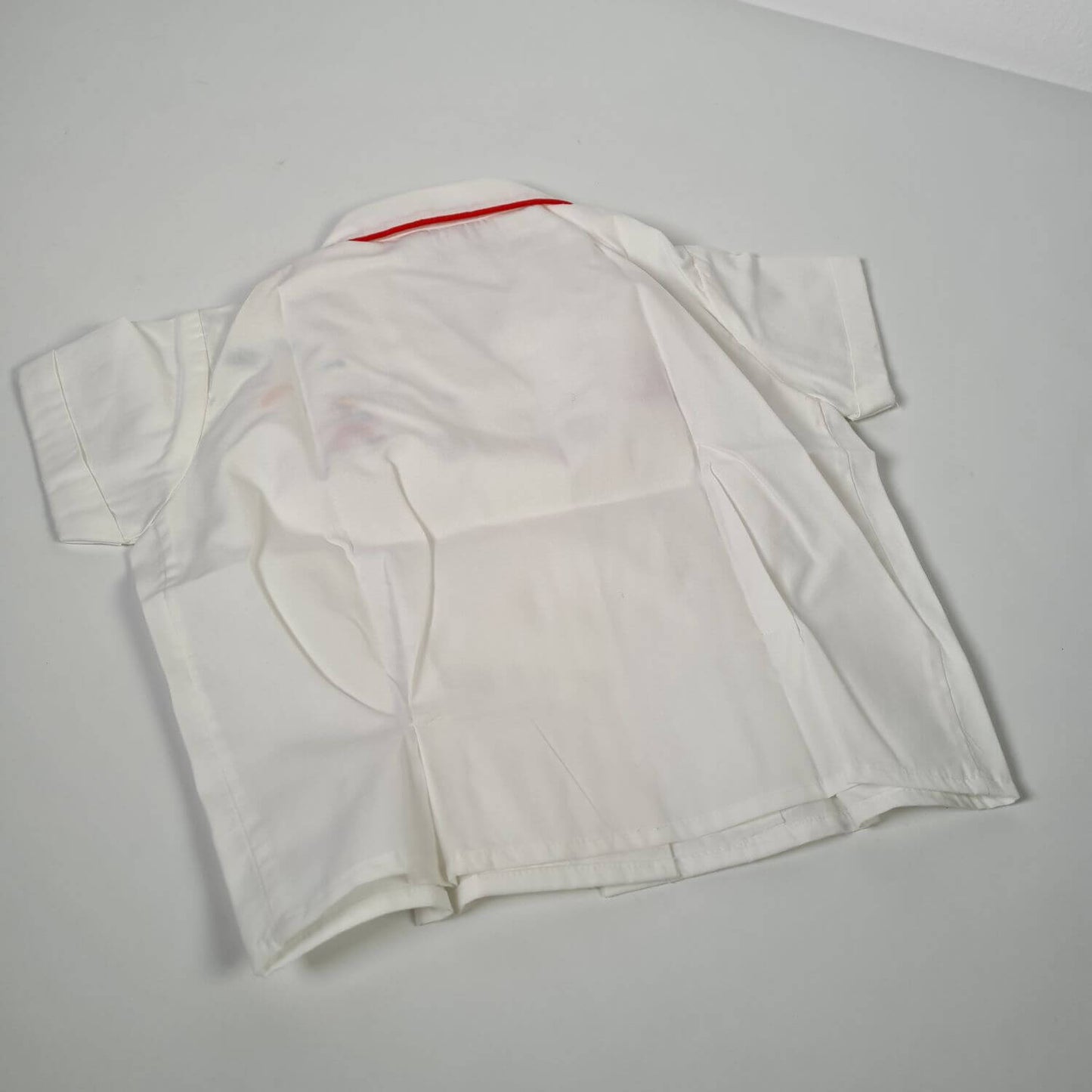 Baby Bluse 70er Jahre mit Stickerei - Größe 74