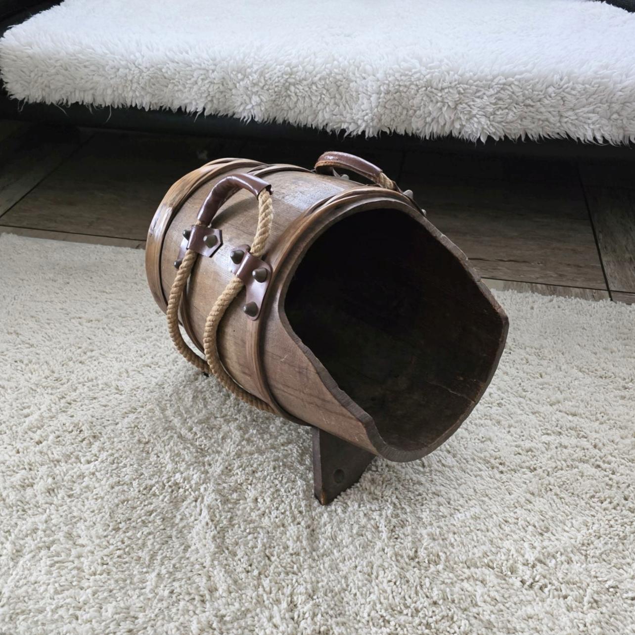 Vintage Holzfass als dekorative Aufbewahrung – Frau Allerleis Vintage