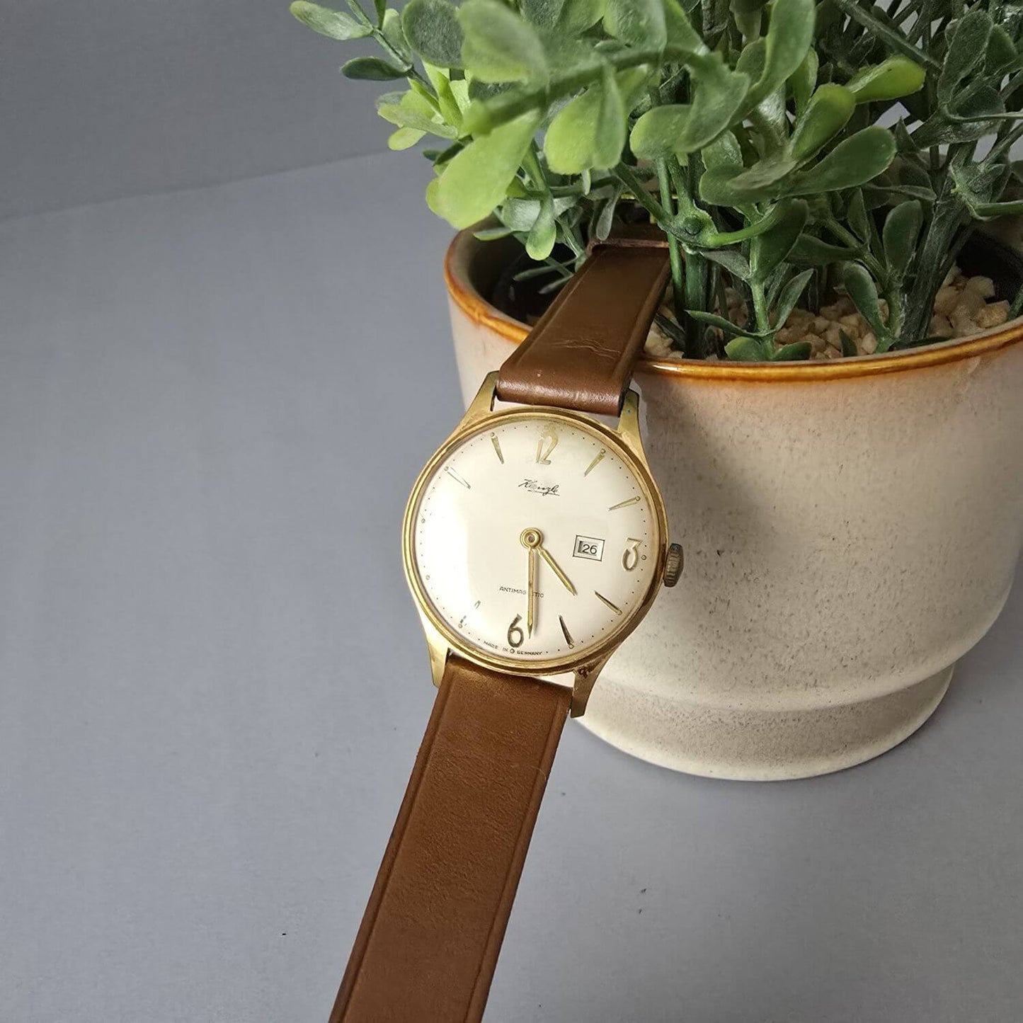 Vintage Kienzle Herren Armbanduhr mit Datumsanzeige