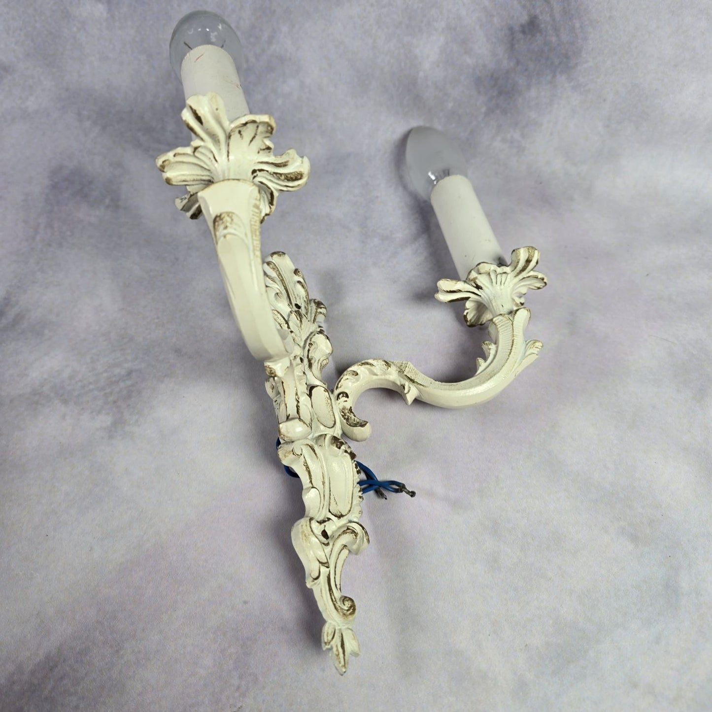 Wandleuchte im Barock Stil - Zweiflammige Wandlampe