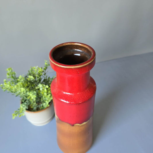 Scheurich Vase 205-32, West German Pottery, 1960er