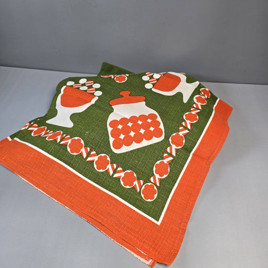 Set Tischdecken 70er Jahre - Küche - Baumwolle