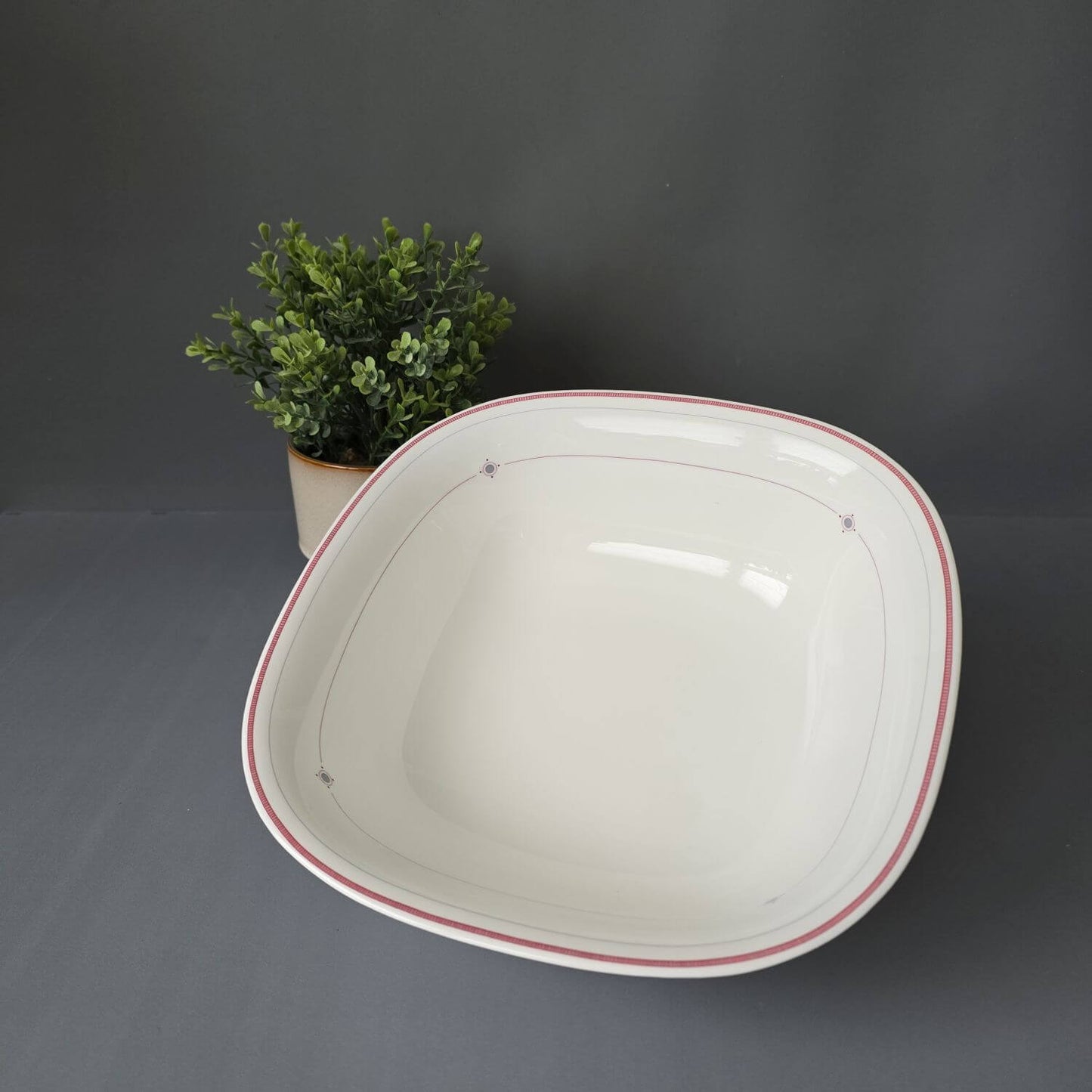 Villeroy & Boch Aragon große quadratische Schüssel, Porzellan