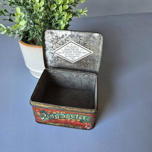 Arno Loose Ring-Läufer Blechdose Chemnitz, 1940er