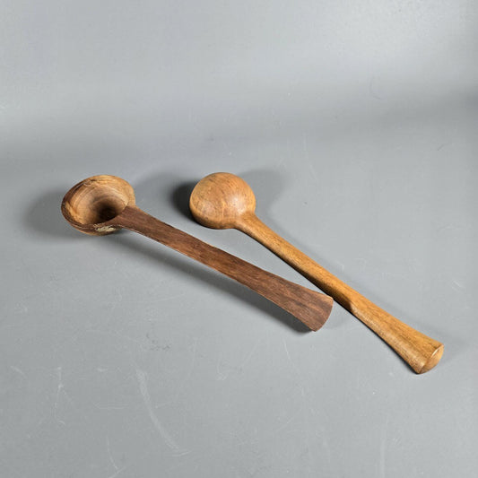 Zwei Teak Löffel aus den 60er Jahren