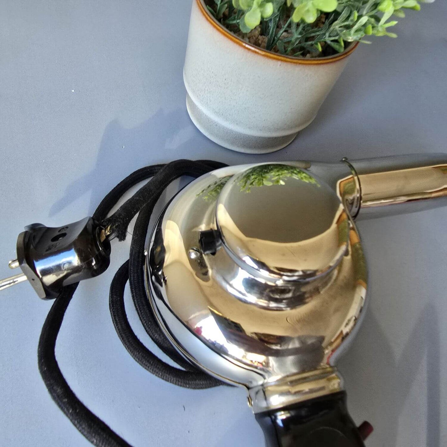 Schott Haartrockner aus den 50ern, Chrom