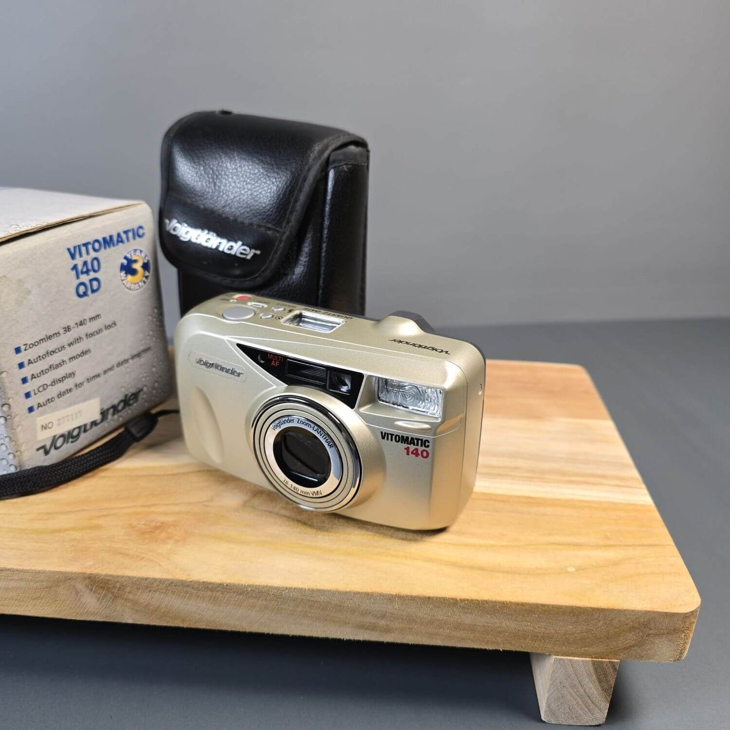 Vintage Voigtländer Analog Kamera - Vitomatic 140 QD - in org Karton
