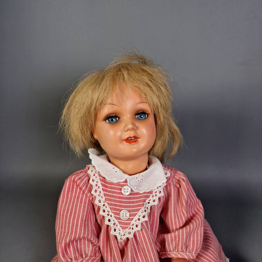 Alte Wernicke Nicaput Puppe mit Schlafaugen
