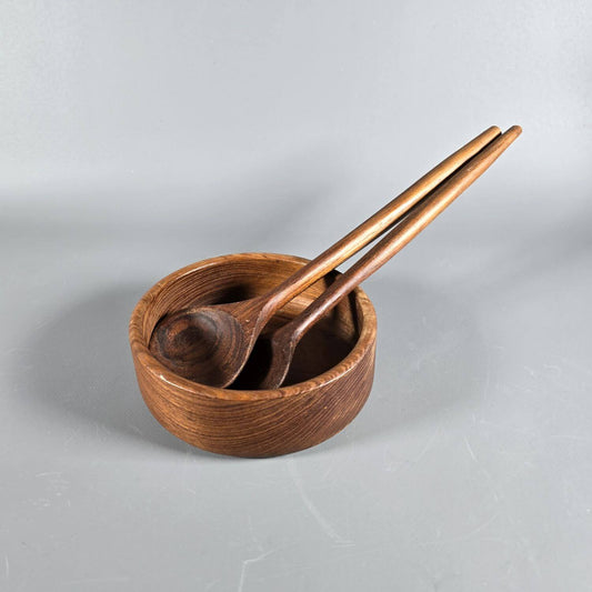 Mid Century Teak Löffel - Servierlöffel - Deko