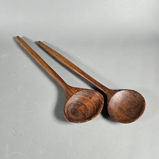 Mid Century Teak Löffel - Servierlöffel - Deko