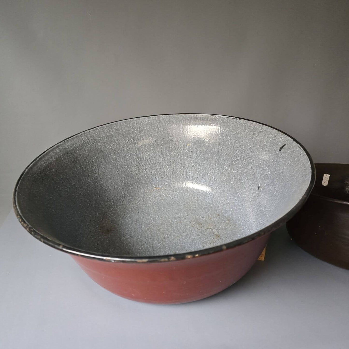 Set große Emaille Schüsseln - schwere Qualität
