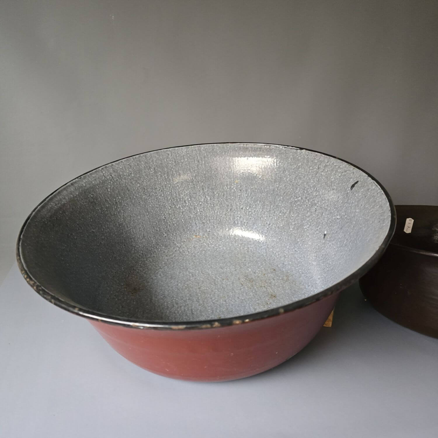 Set große Emaille Schüsseln - schwere Qualität