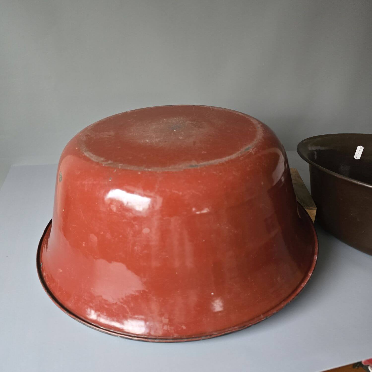 Set große Emaille Schüsseln - schwere Qualität