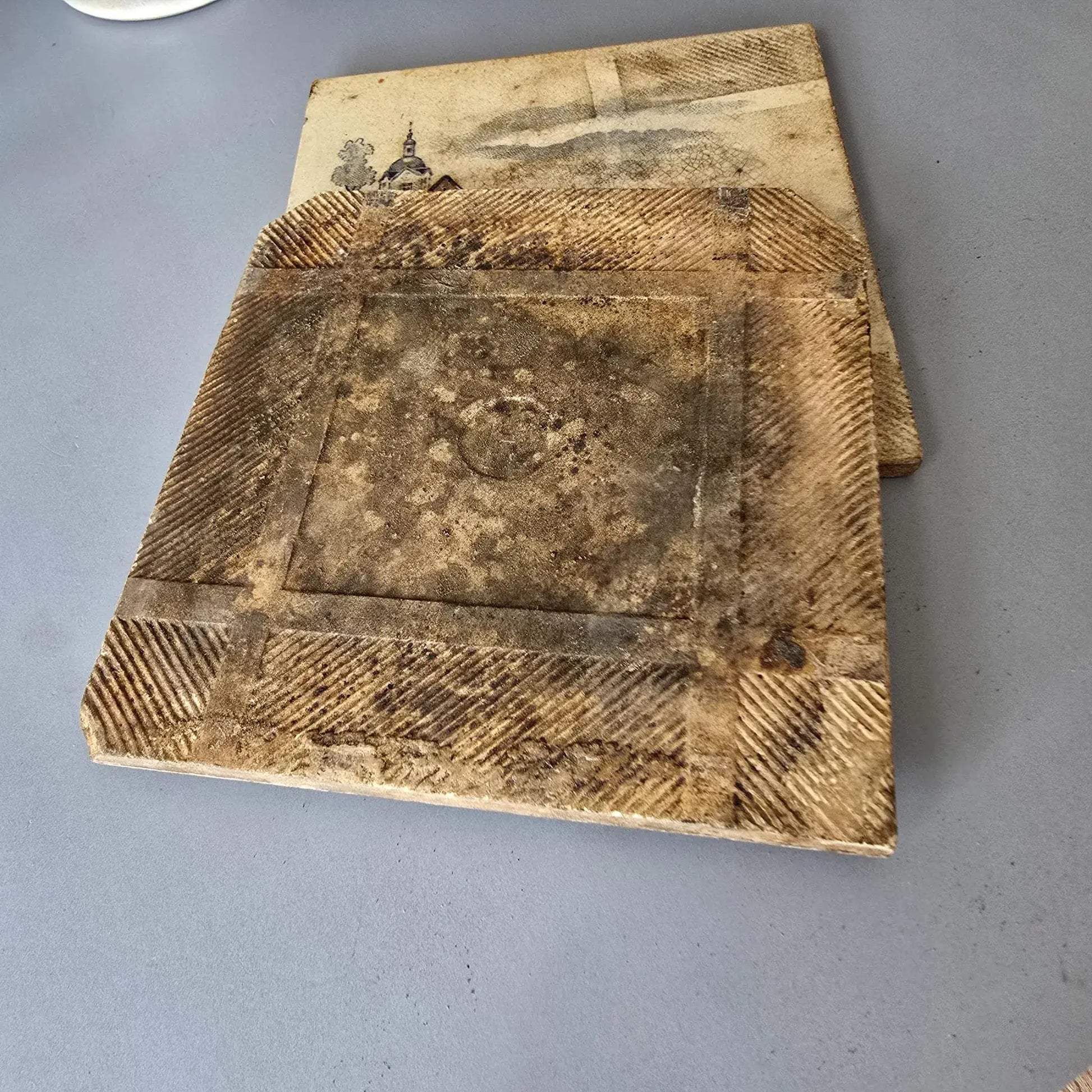 2er Set antike Wandfliesen - Holland - Delft