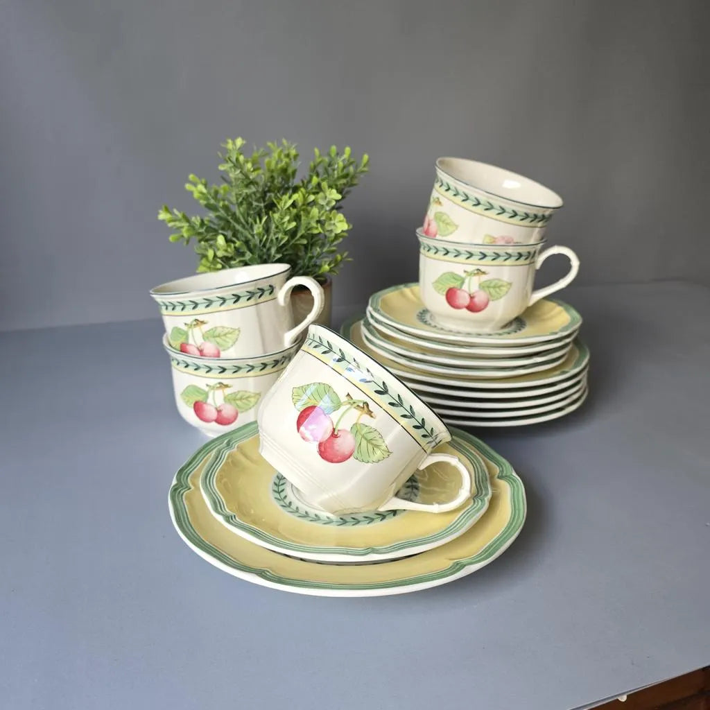 Villeroy & Boch French Garden Fleurence - Frühststück Gedecke - 5 Personen