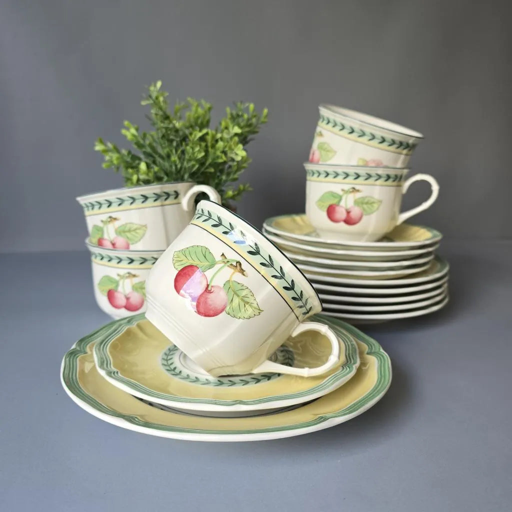 Villeroy & Boch French Garden Fleurence - Frühststück Gedecke - 5 Personen