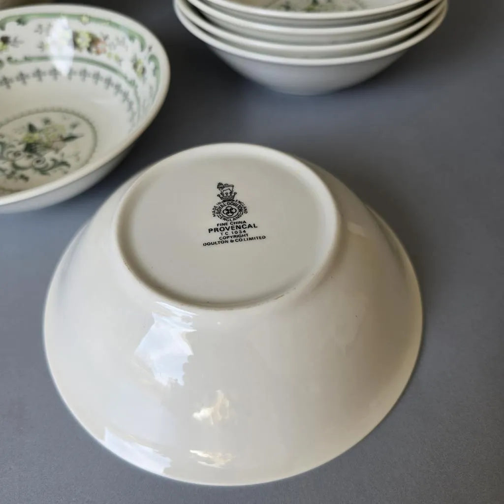 Royal Doulton Provencal - Dessert Schuesseln - 6er Set