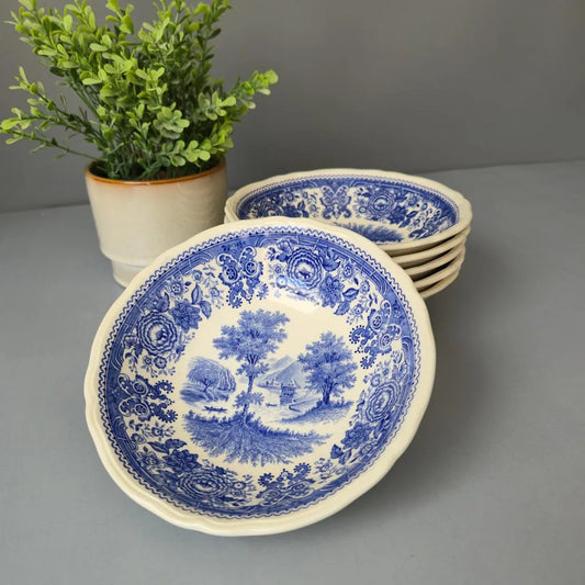 Villeroy & Boch Burgenland Blau - Set aus 6 Dessertschalen - 16 cm