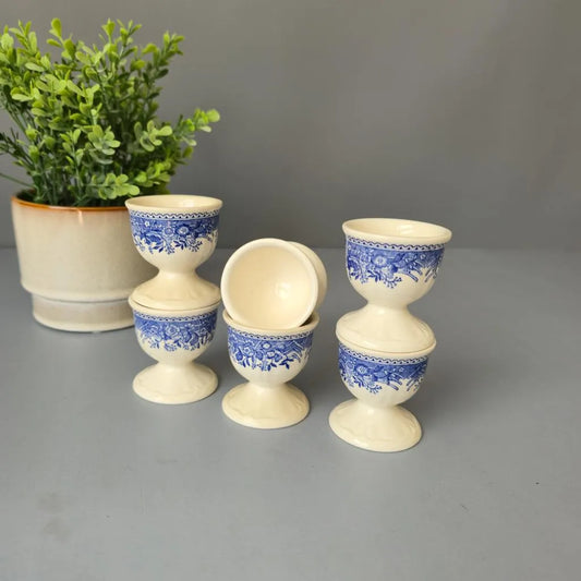 Villeroy & Boch - 6 Eierbecher - Burgenland blau