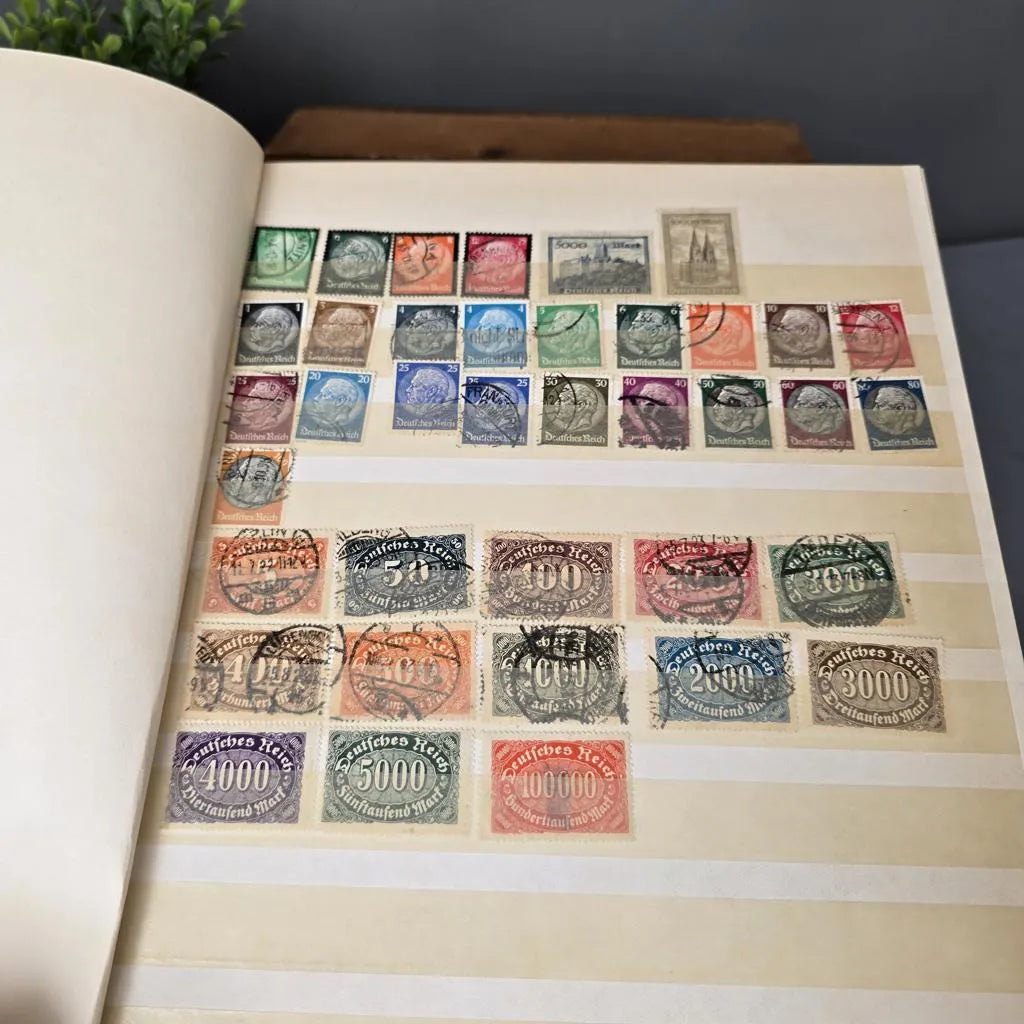 Album Briefmarken Deutsches Reich - Baden - Saarland - Böhmen - Deutsche Bundespost