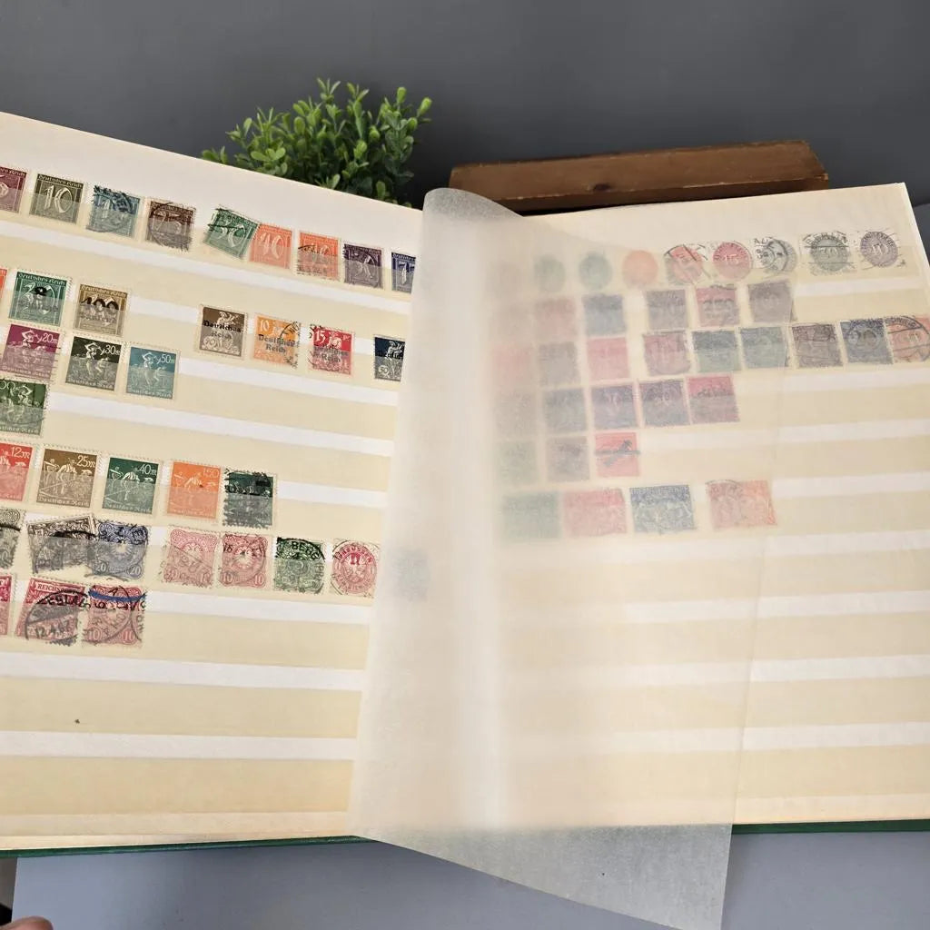 Album Briefmarken Deutsches Reich - Baden - Saarland - Böhmen - Deutsche Bundespost