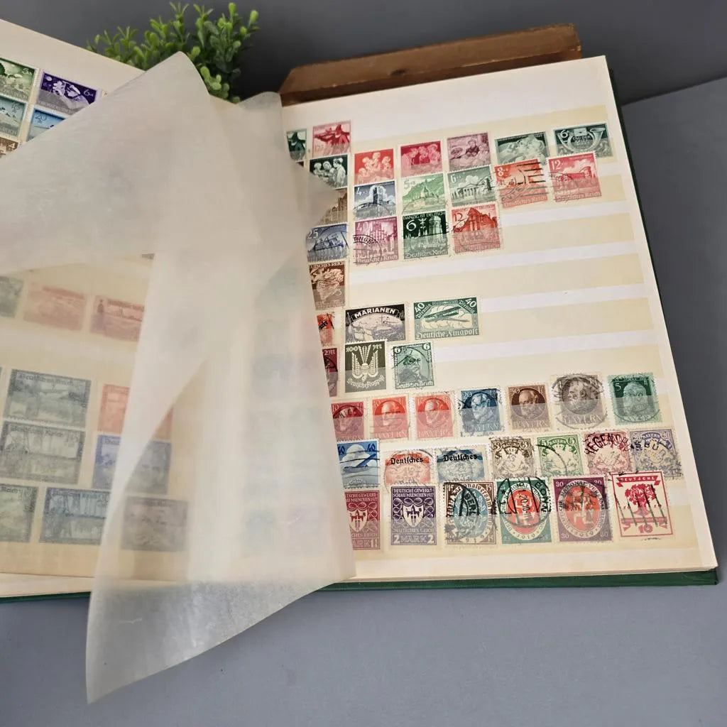 Album Briefmarken Deutsches Reich - Baden - Saarland - Böhmen - Deutsche Bundespost