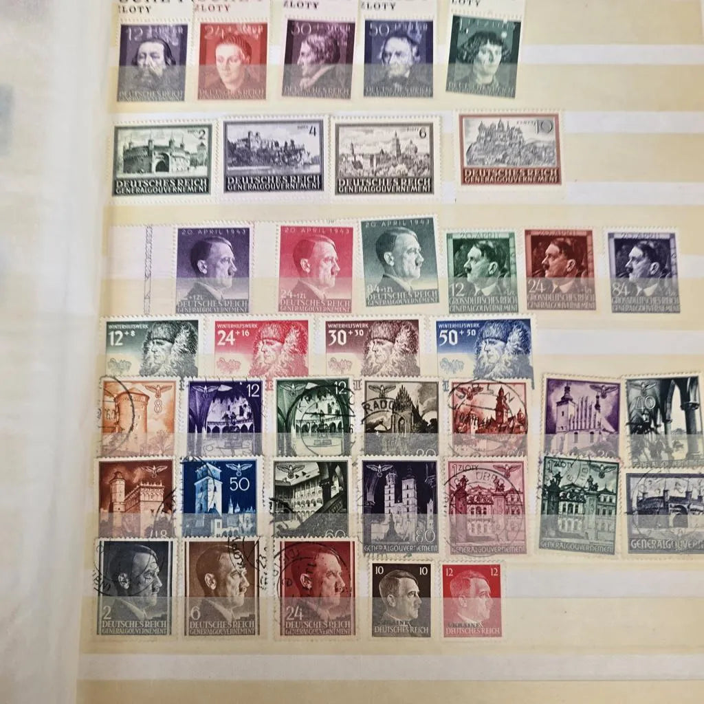 Album Briefmarken Deutsches Reich - Baden - Saarland - Böhmen - Deutsche Bundespost