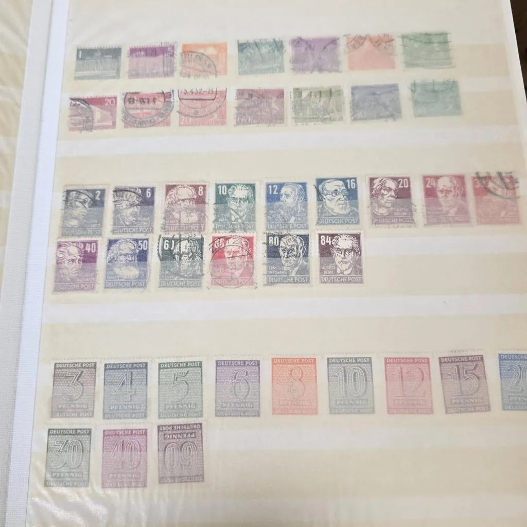 Album Briefmarken Deutsches Reich - Baden - Saarland - Böhmen - Deutsche Bundespost