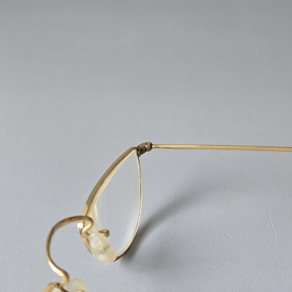 Vintage Brille Algha 20 - vergoldet