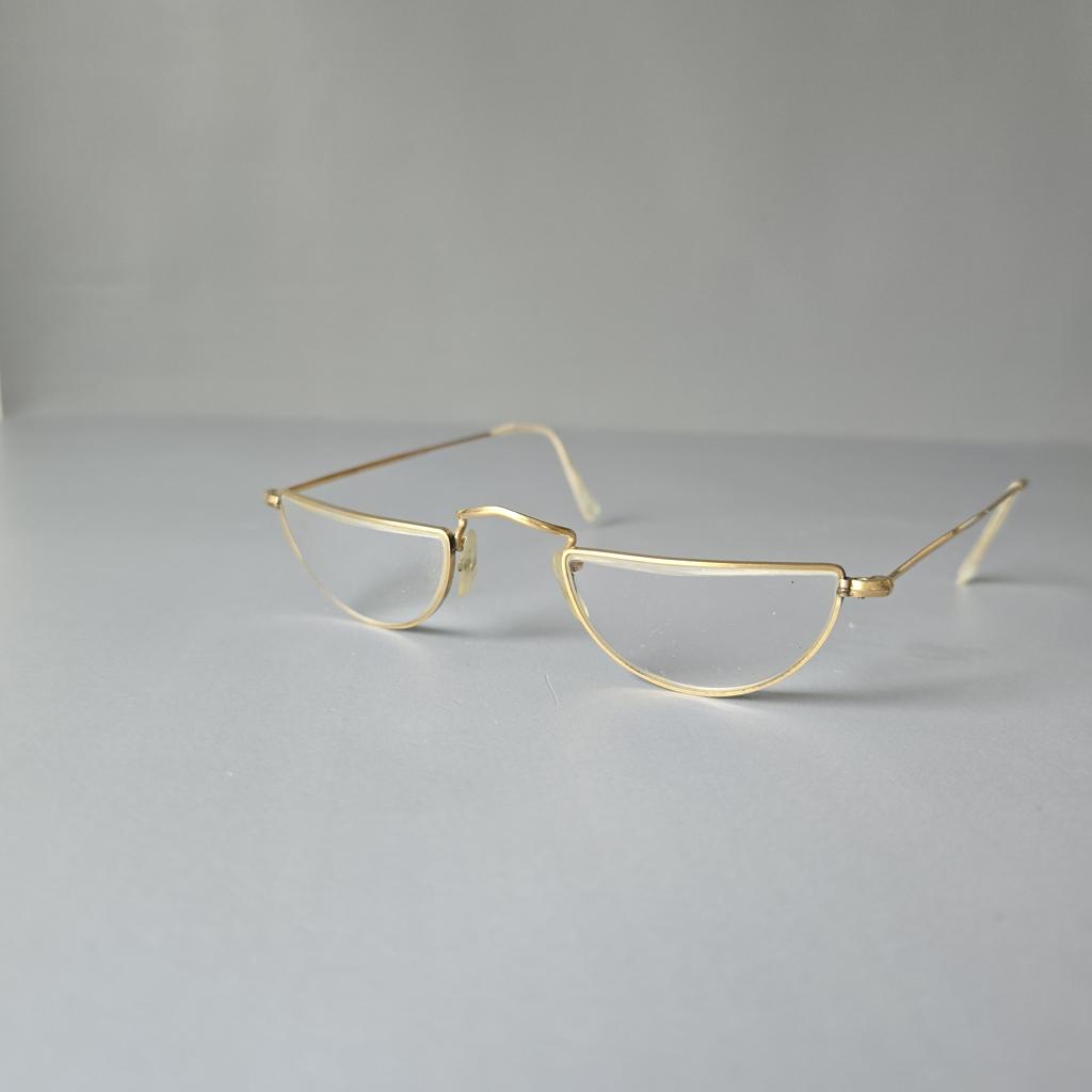 Vintage Brille Algha 20 - vergoldet