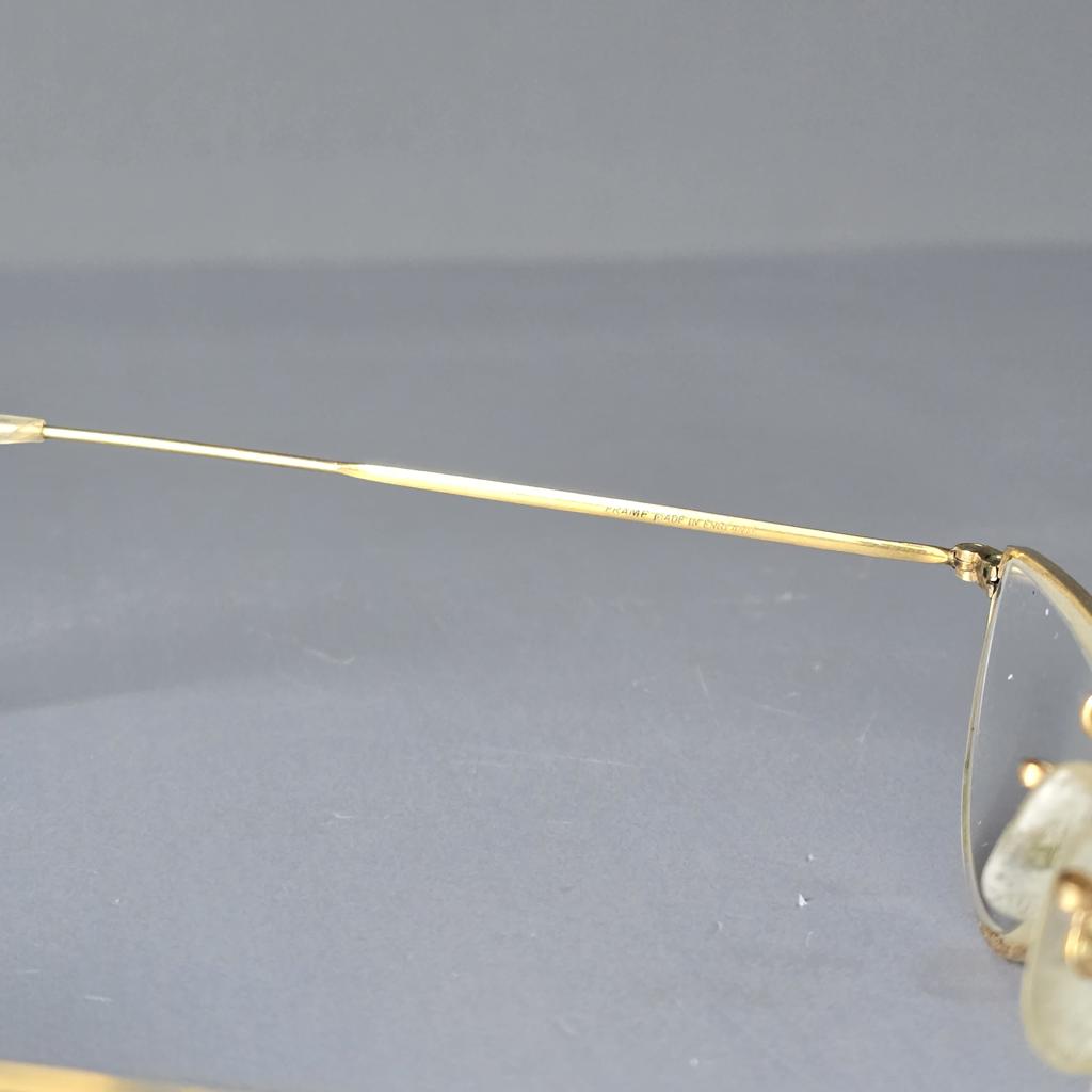 Vintage Brille Algha 20 - vergoldet