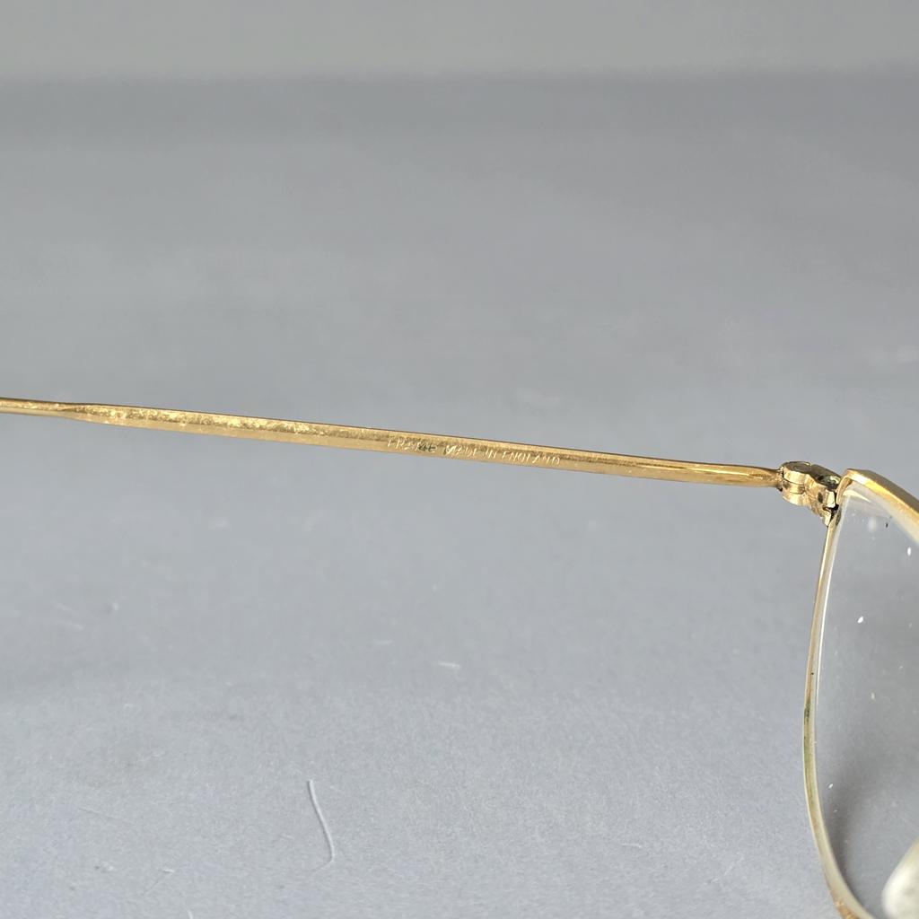 Vintage Brille Algha 20 - vergoldet