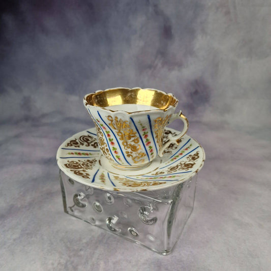 Antike Prunktasse - Tasse um 1930