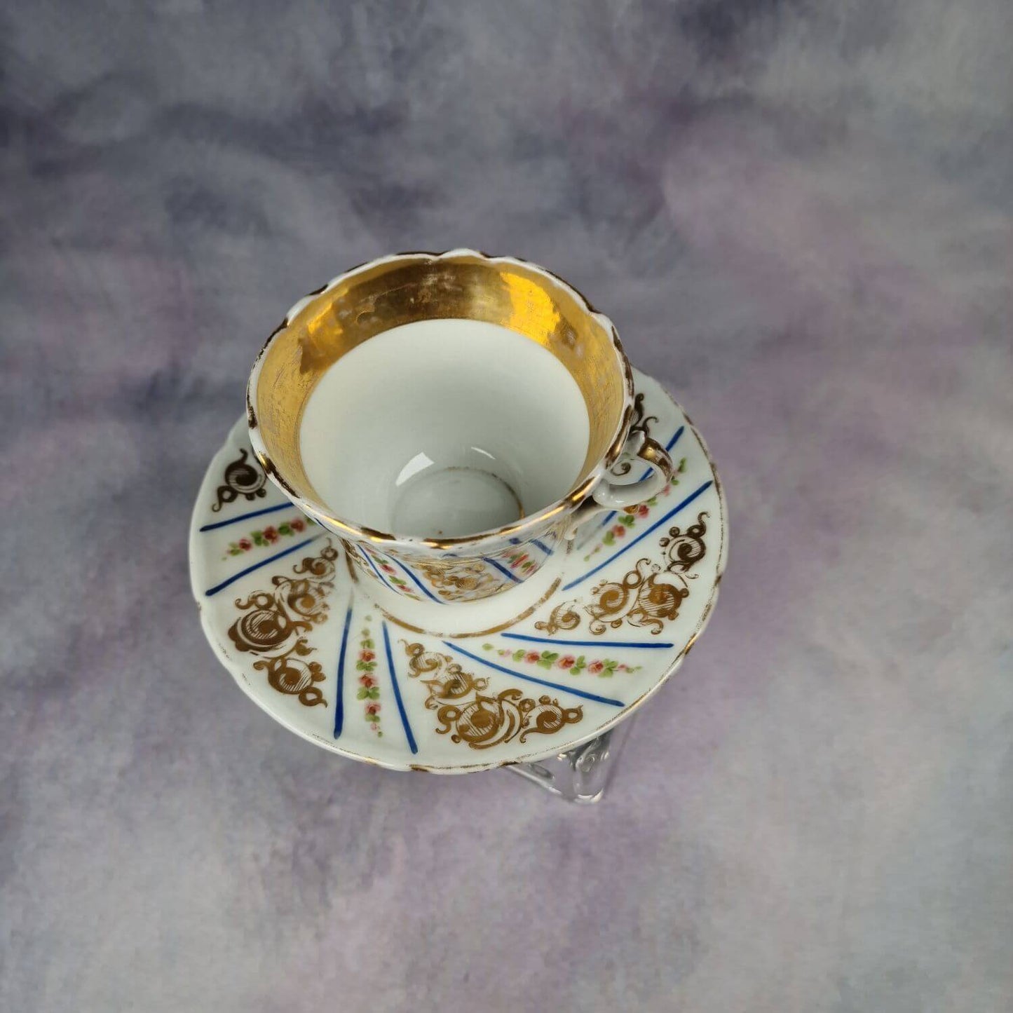 Antike Prunktasse - Tasse um 1930