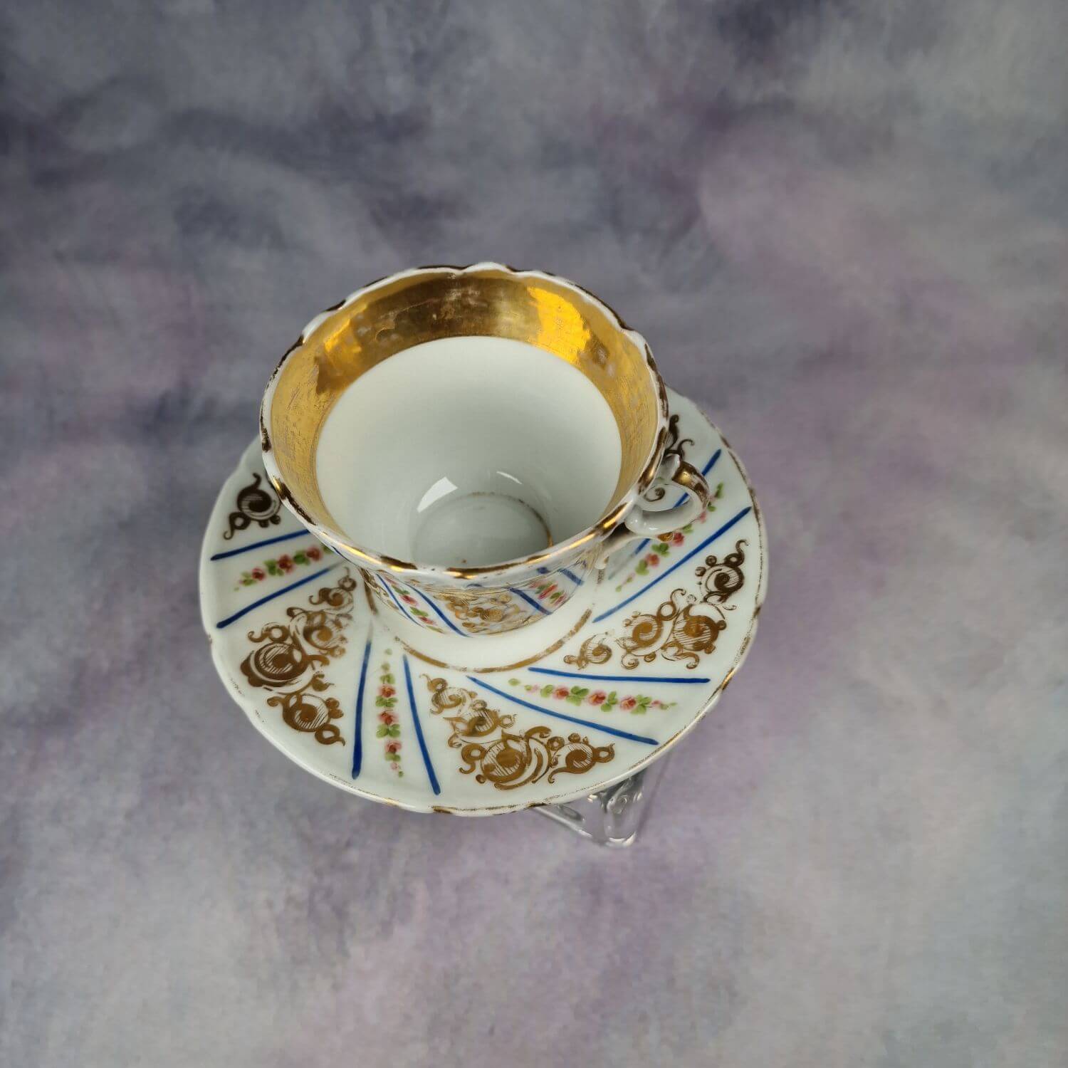 Antike Prunktasse - Tasse um 1930