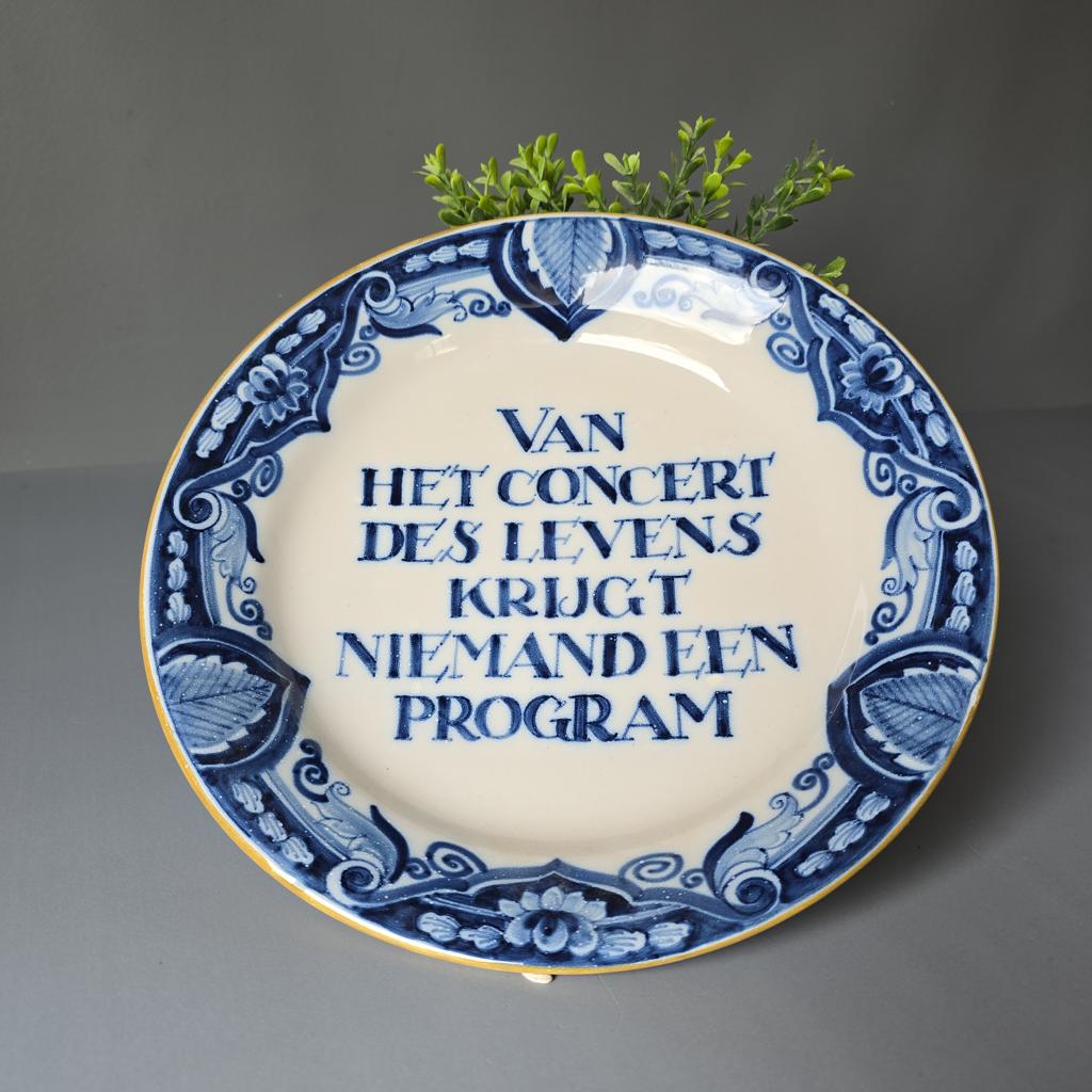 Antiker Wandteller - Delft - Makkum