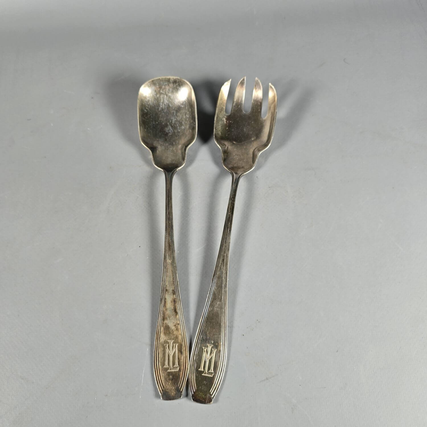 WMF Vorlagenbesteck Art Deco mit Bienenkorbmarke Strauss