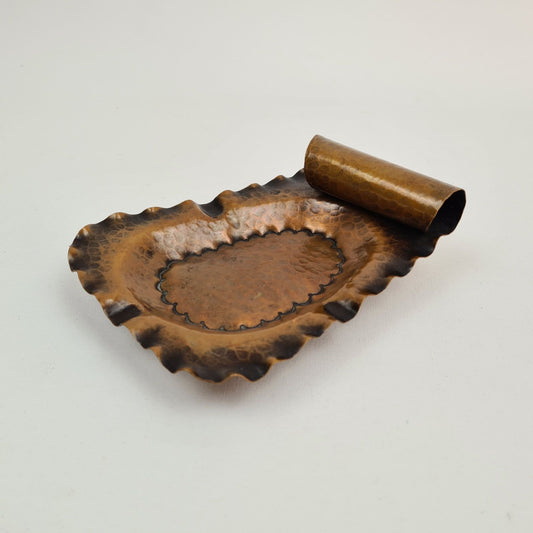 Ascher aus Kupfer - Hammerschlag Handarbeit