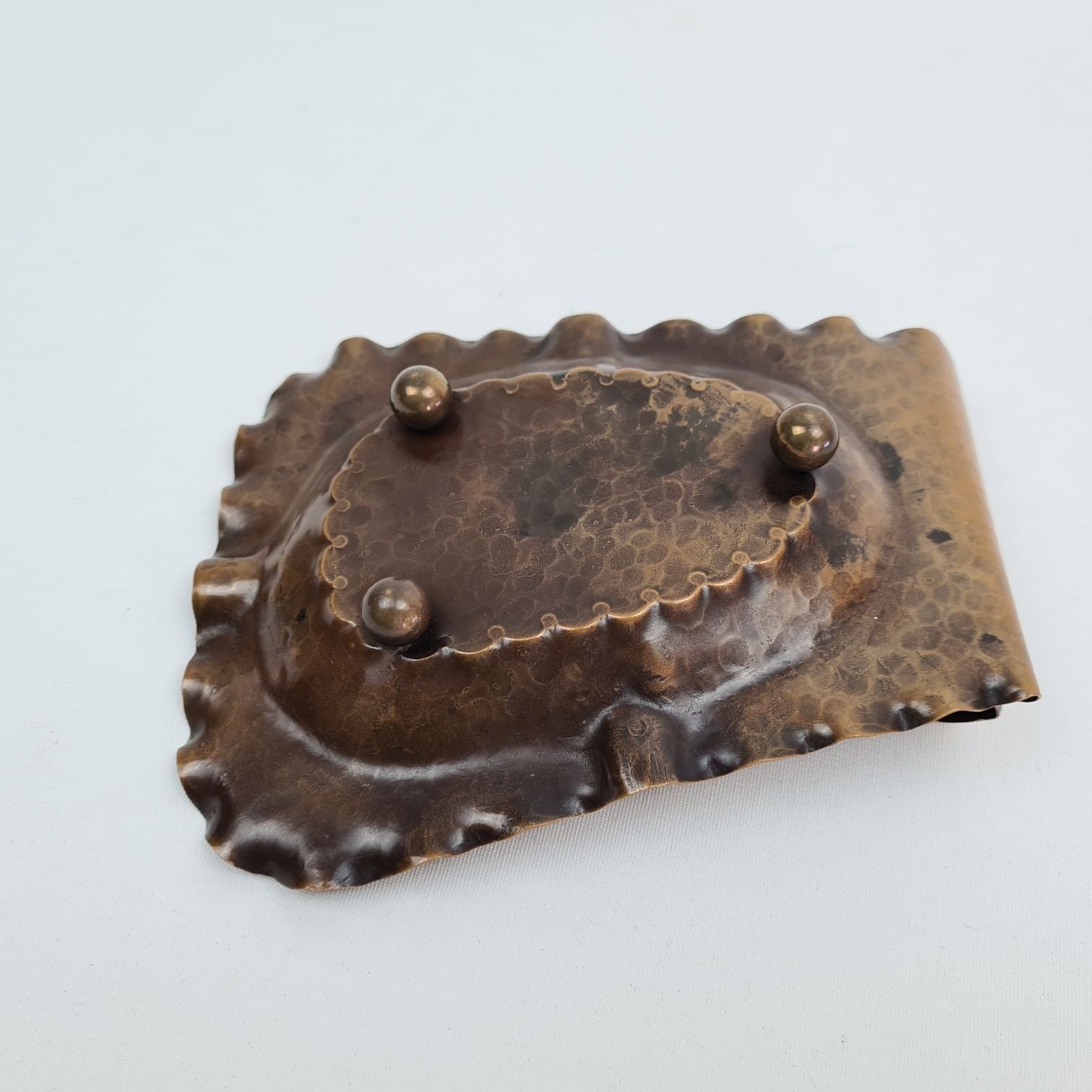 Ascher aus Kupfer - Hammerschlag Handarbeit