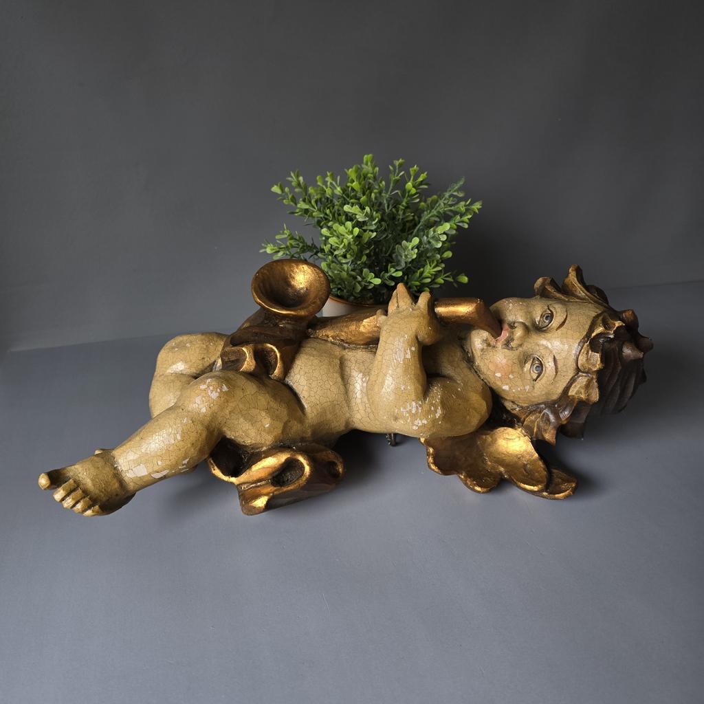 Barock Engel mit Saxophon - 40cm