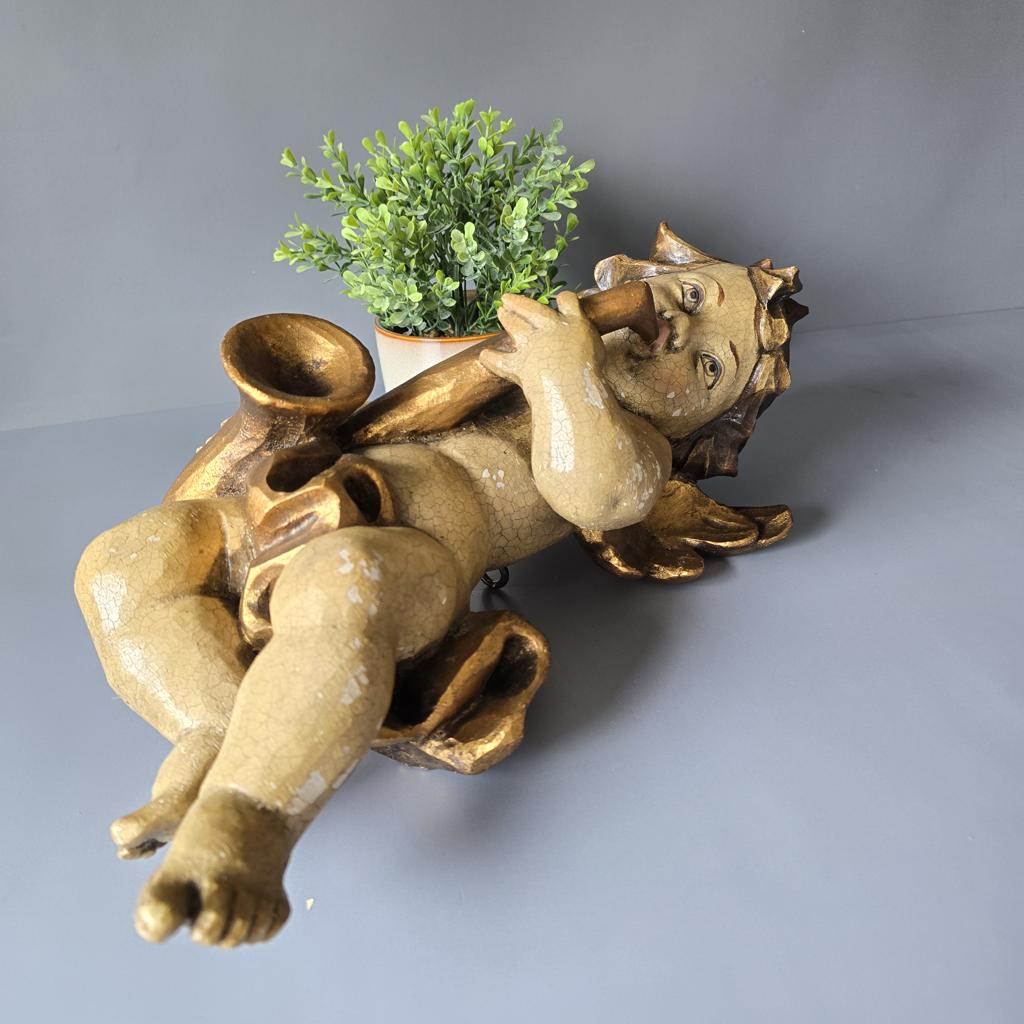 Barock Engel mit Saxophon - 40cm
