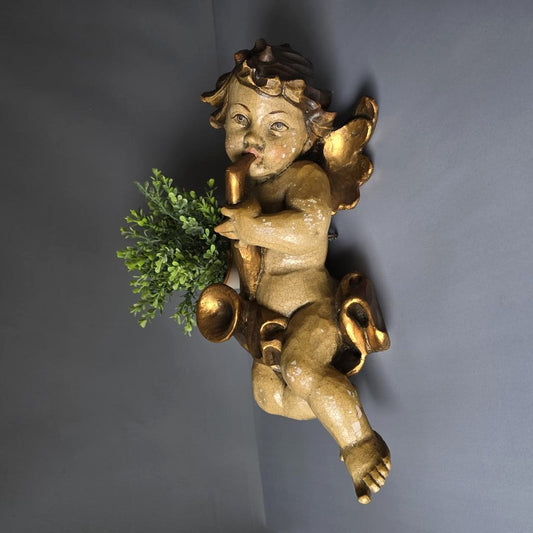 Barock Engel mit Saxophon - 40cm