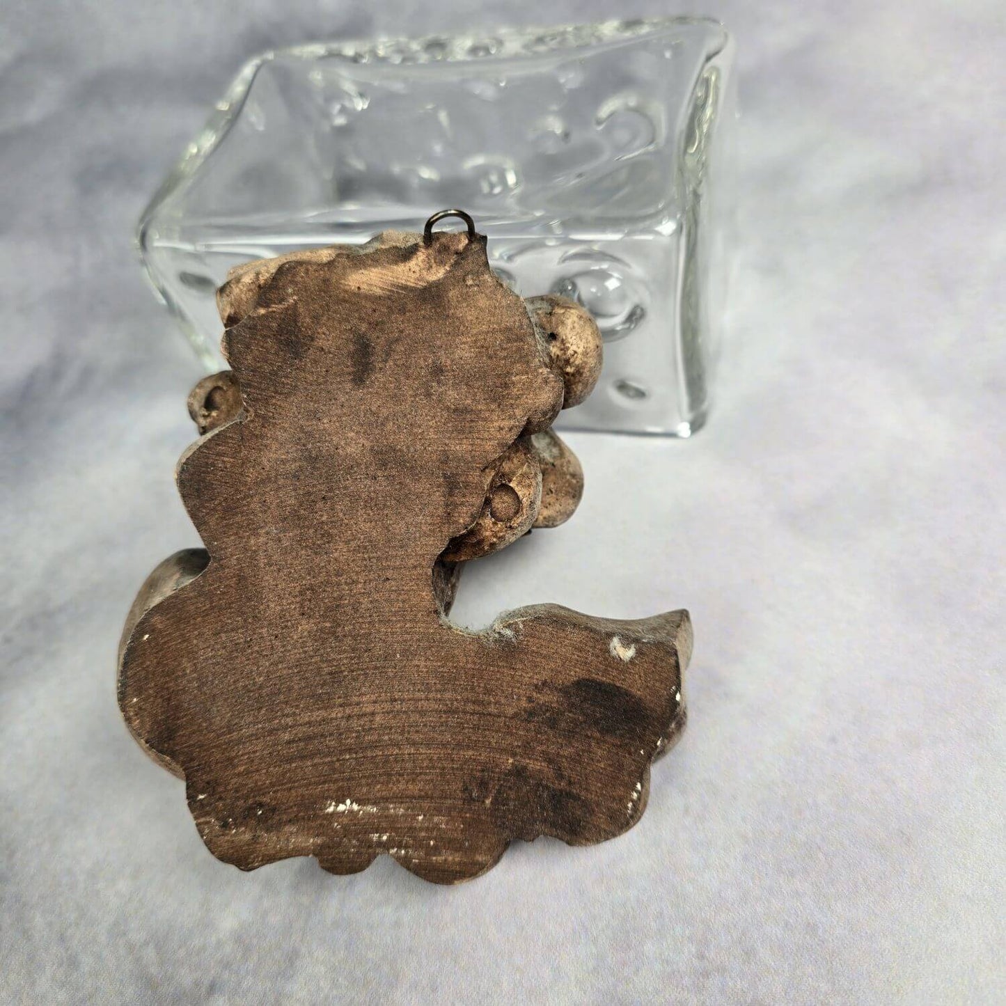 Geschnitzter Barockengel Putte 12cm