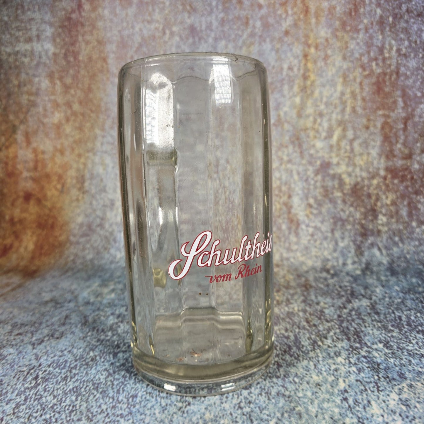 Vintage Bierseidel Schultheis vom Rhein 1 Liter