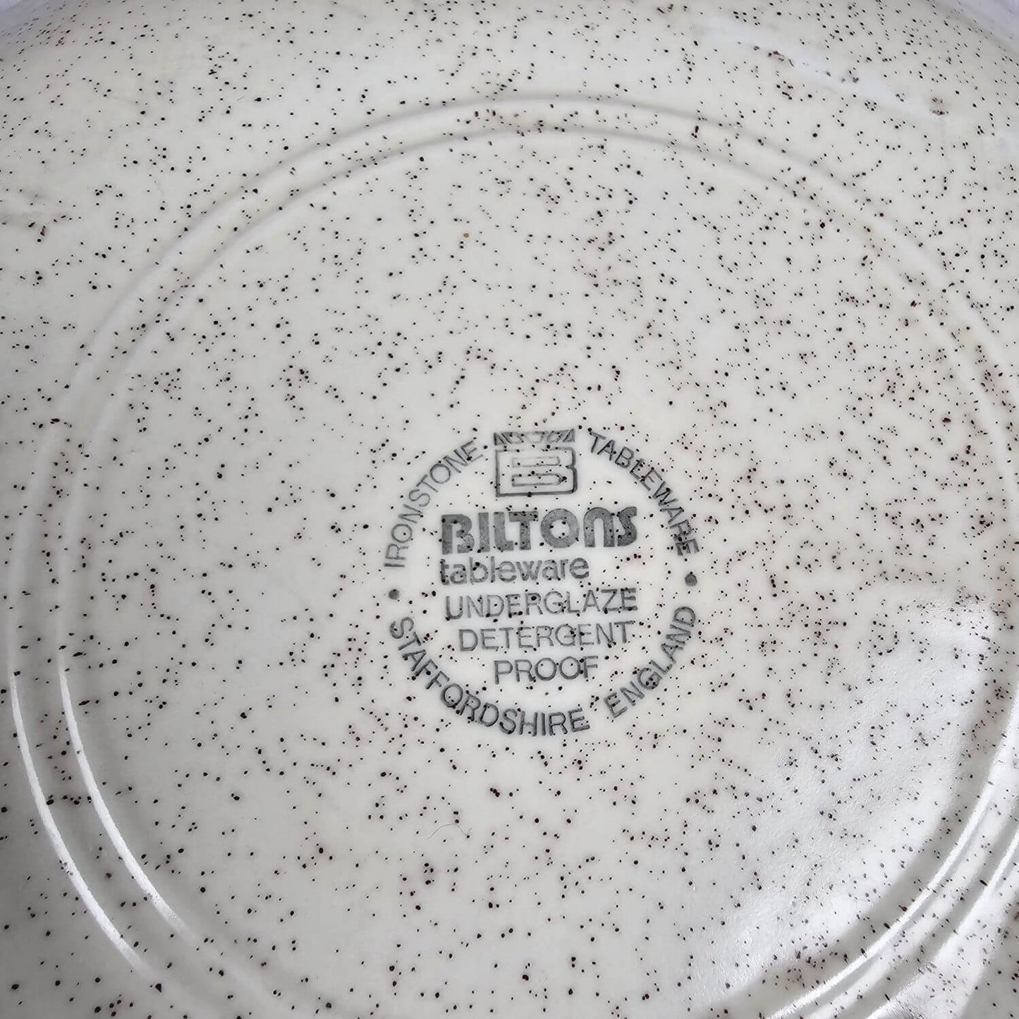 Vintage Geschirr - 50 Teile Biltons Celtic Rose Stoneware - 70er Jahre