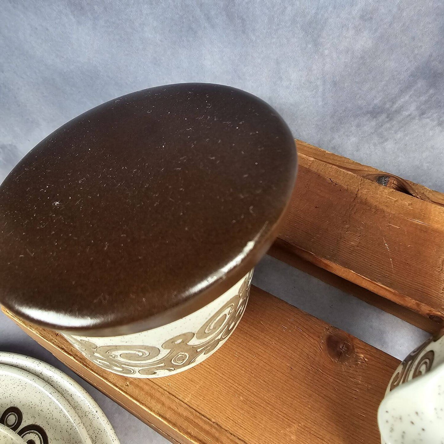 Vintage Geschirr - 50 Teile Biltons Celtic Rose Stoneware - 70er Jahre