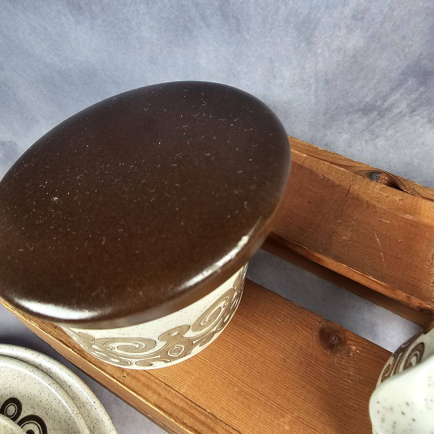 Vintage Geschirr - 50 Teile Biltons Celtic Rose Stoneware - 70er Jahre
