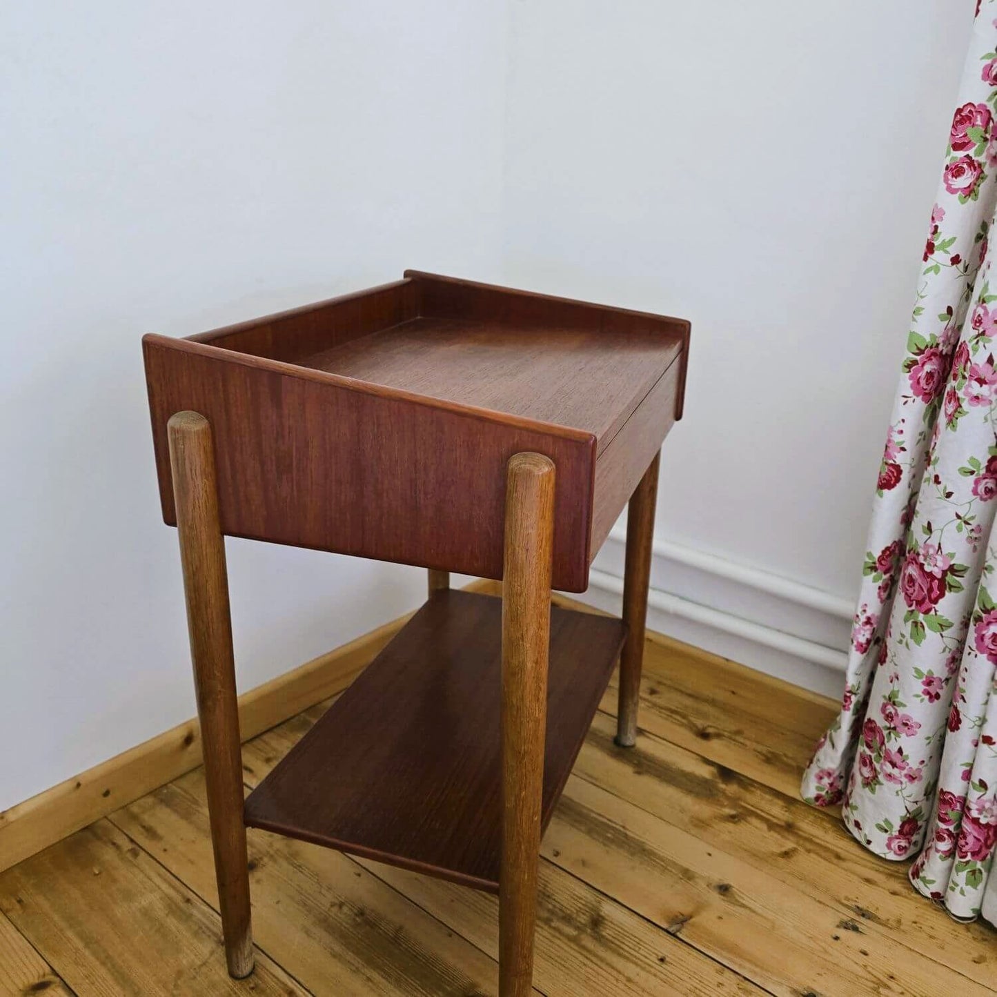 Borge Mogensen Teak Nachttisch - Modell 148  - Vintage mid century Designmöbel