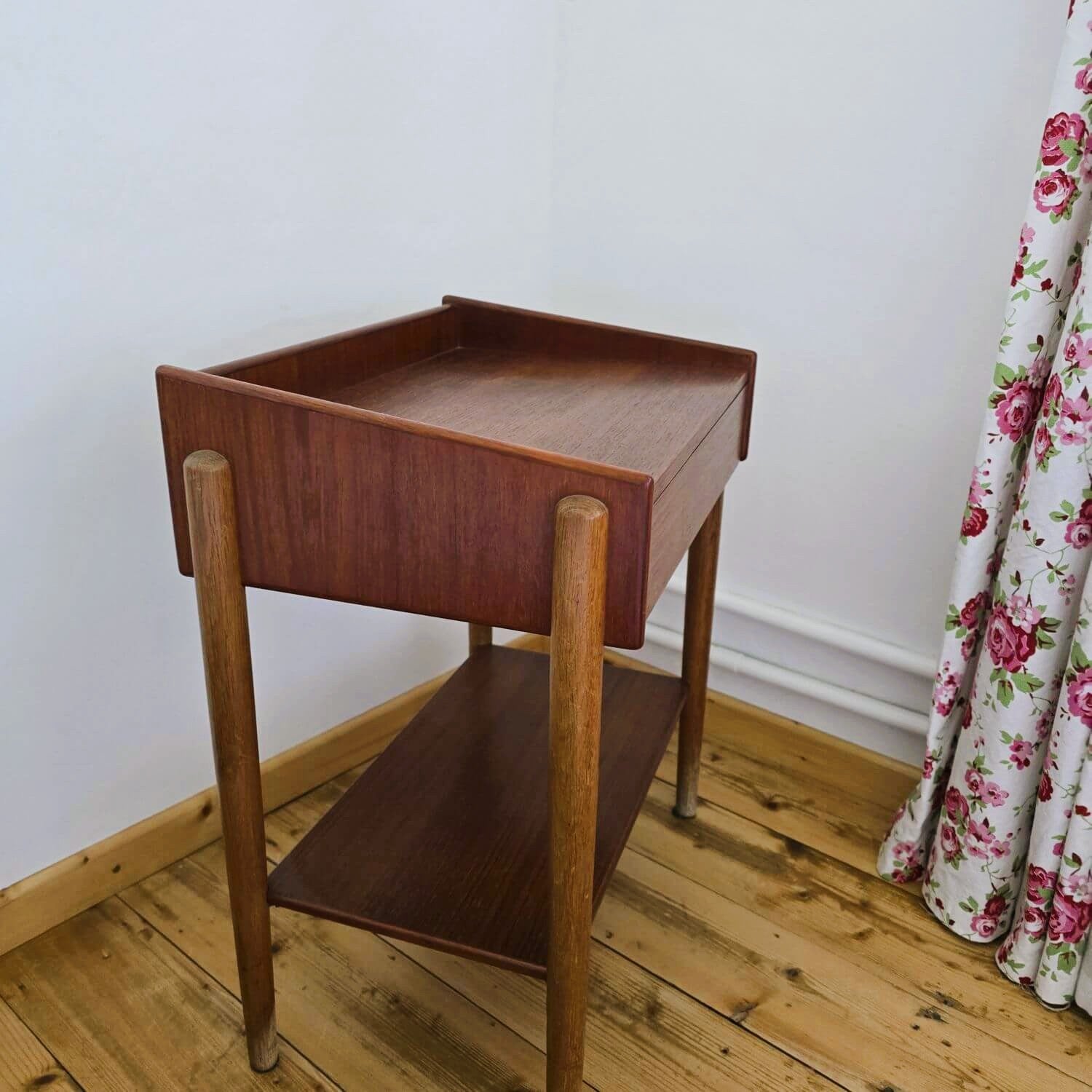 Borge Mogensen Teak Nachttisch - Modell 148  - Vintage mid century Designmöbel